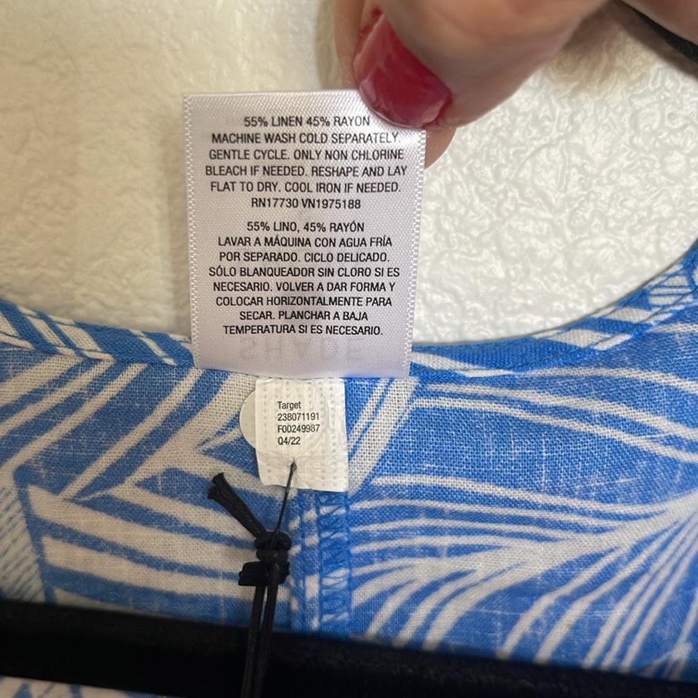 Floral Front Tie Crop Top Shade & Shore Women’s Size S - Picture 9 of 9